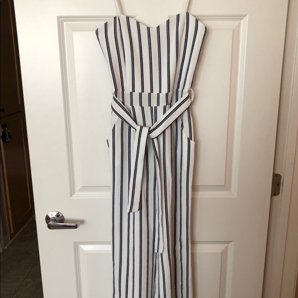 Striped Jumpsuit
